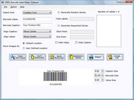 Inventory Barcode Labels Creator screenshot